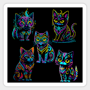 Cats "Alebrijes" Magnet